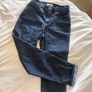 Madewell Dark Wash Blue Women's Jeans-straight fit -stovepipe roadtripper 26✨